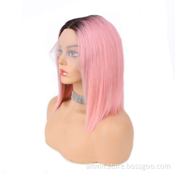 Wholesale Brazilian Hair HD Lace Frontal Wig,Unprocessed 13*4 4*4 Human Hair Full Lace Wig, Transparent Lace Frontal Wigs For Bl